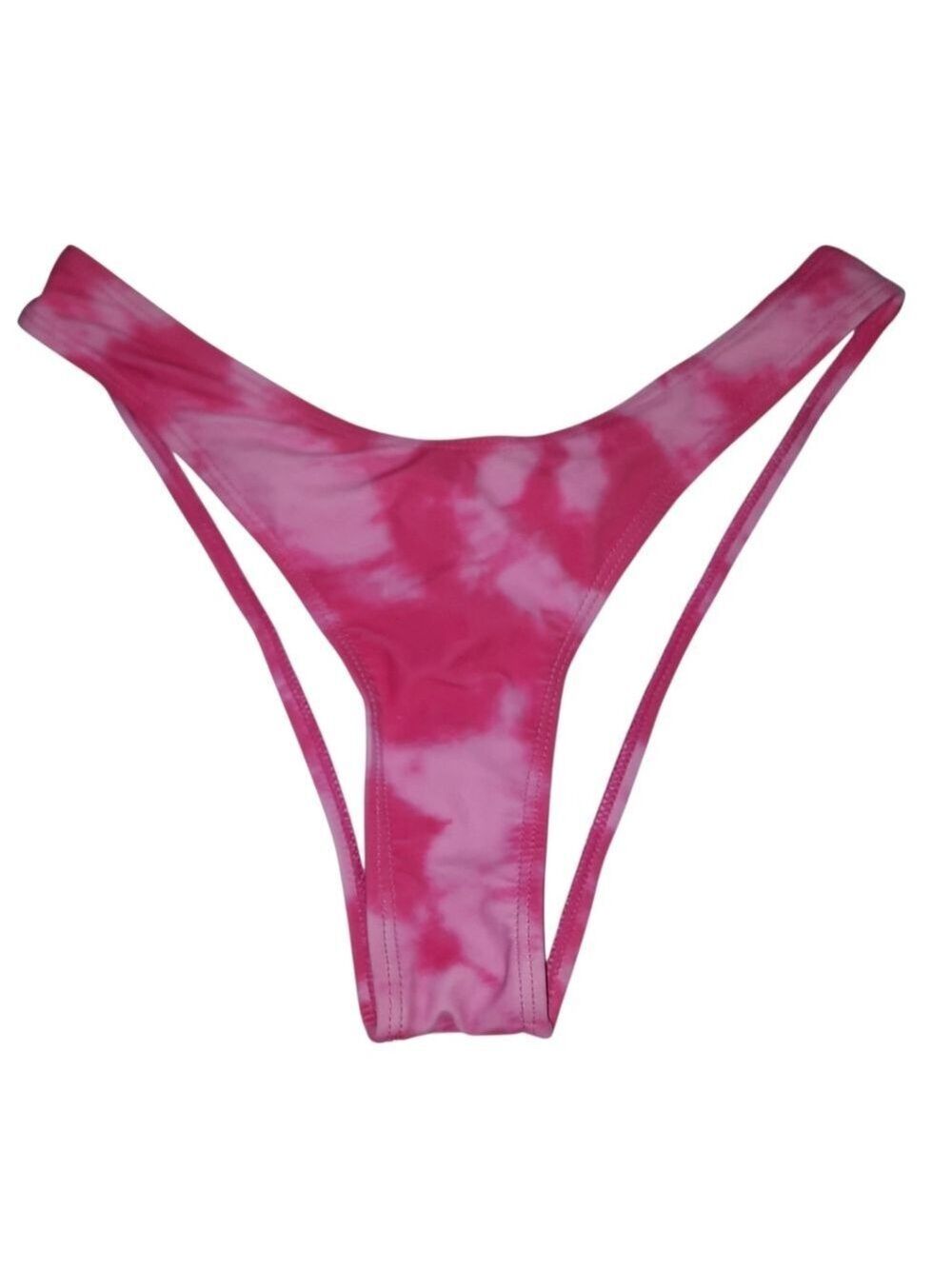 Shein Pink Tie Dye Bikini Bottom Medium